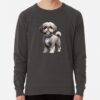 ssrcolightweight sweatshirtmenscharcoal heatherfrontsquare productx1000 bgf8f8f8 - Shih Tzu Merch