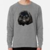 ssrcolightweight sweatshirtmensheather grey lightweight raglan sweatshirtfrontsquare productx1000 bgf8f8f8 - Shih Tzu Gifts