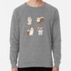 ssrcolightweight sweatshirtmensheather grey lightweight raglan sweatshirtfrontsquare productx1000 bgf8f8f8 3 - Shih Tzu Gifts