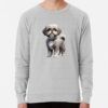 ssrcolightweight sweatshirtmensheather greyfrontsquare productx1000 bgf8f8f8 14 - Shih Tzu Gifts