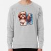 ssrcolightweight sweatshirtmensheather greyfrontsquare productx1000 bgf8f8f8 15 - Shih Tzu Gifts