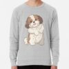 ssrcolightweight sweatshirtmensheather greyfrontsquare productx1000 bgf8f8f8 32 - Shih Tzu Gifts