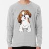 ssrcolightweight sweatshirtmensheather greyfrontsquare productx1000 bgf8f8f8 7 - Shih Tzu Gifts