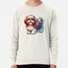 ssrcolightweight sweatshirtmensoatmeal heatherfrontsquare productx1000 bgf8f8f8 15 - Shih Tzu Gifts