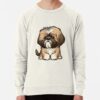 ssrcolightweight sweatshirtmensoatmeal heatherfrontsquare productx1000 bgf8f8f8 17 - Shih Tzu Gifts