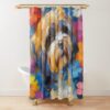 urshower curtain closedsquare1000x1000.1 11 - Shih Tzu Merch