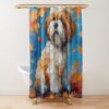 urshower curtain closedsquare1000x1000.1 16 - Shih Tzu Merch