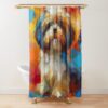 urshower curtain closedsquare1000x1000.1 18 - Shih Tzu Merch