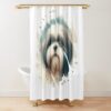 urshower curtain closedsquare1000x1000.1 7 - Shih Tzu Merch