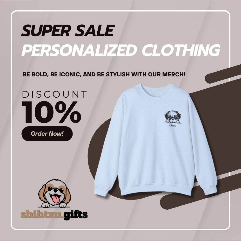 Personalized Shih Tzu Clothing Collection