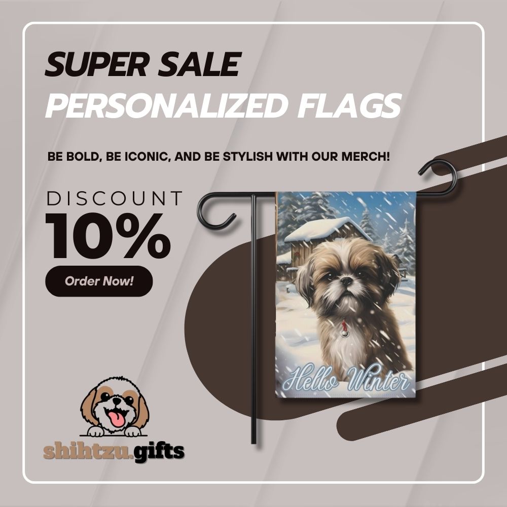 Personalized Shih Tzu Flags Collection