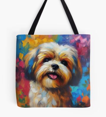 Shih Tzu Regal Aura Tote Bag