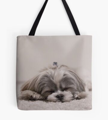 Shih Tzu Sleeping Tote Bag