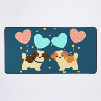 Love Shih Tzu Puppies Mouse Pad